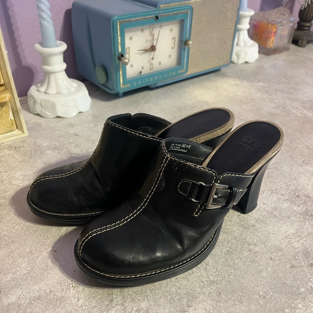 Vintage 2000s CRB mule clogs
